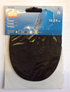 Imitation Suede Elbow Patches in Black